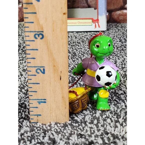 Christmas FRANKLIN the Turtle Ornament RARE Snow Angel - Picture 10 of 11